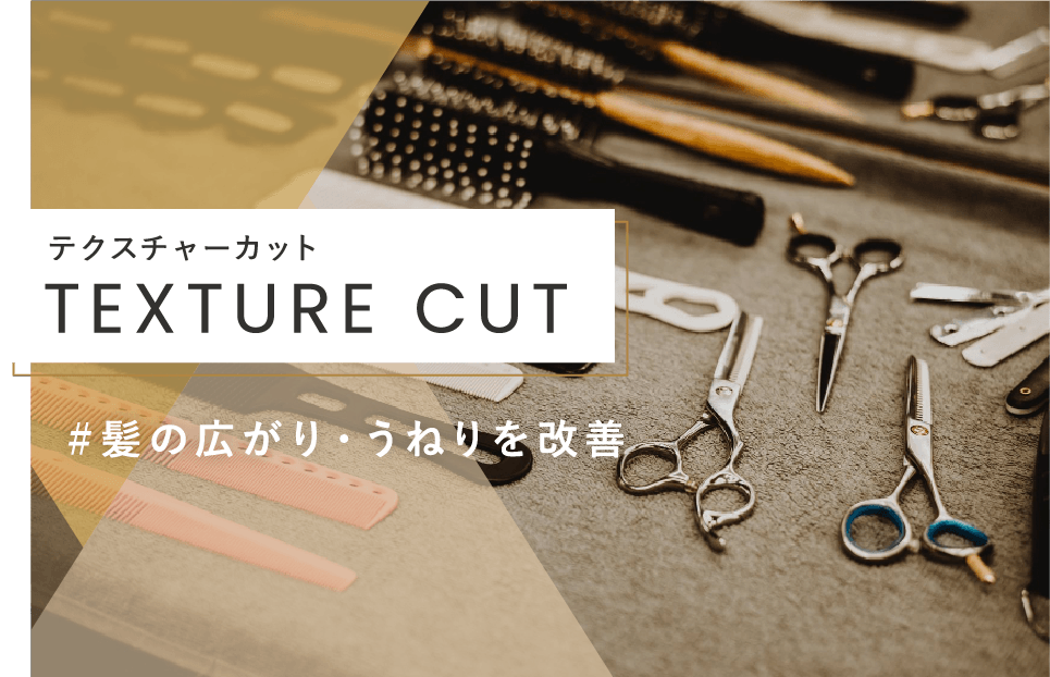 TEXTURE CUT #髪の広がり・うねりを改善